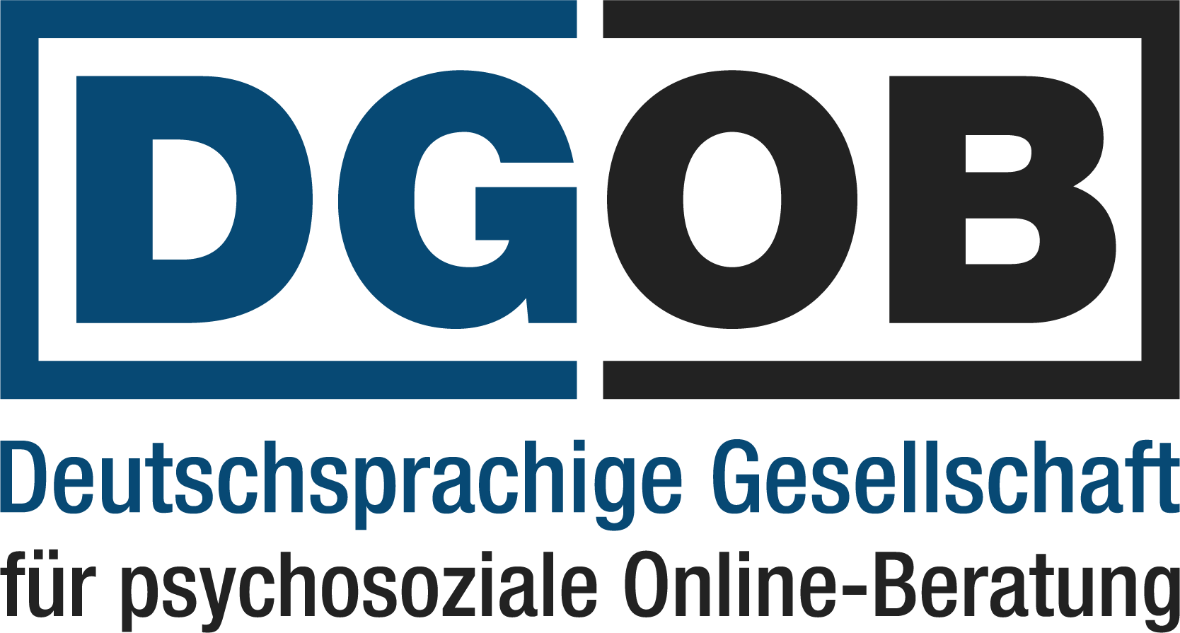 Logo der DGOB - Deutschprachige Gesellschaft für psychosoziale Online-Beratung