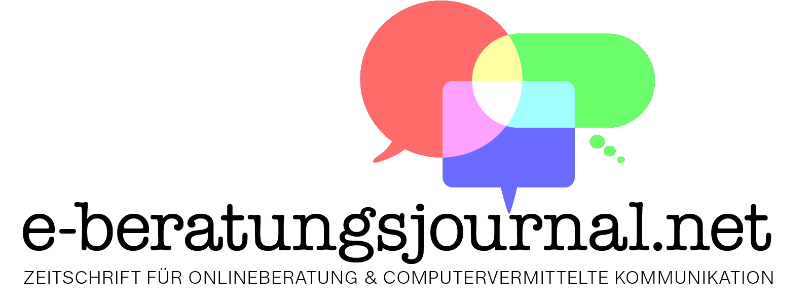 Logo e-Beratungsjournal.net - Zeitschrift für Onlineberaung & Computervermittelte Kommunikation